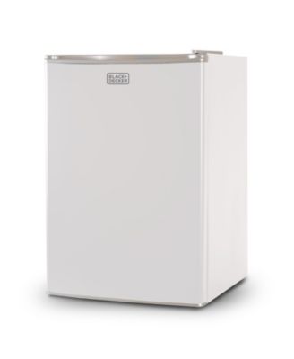 BLACK+DECKER, 2,5 кубических фута Отдельно стоящий мини-холодильник с морозильной камерой, белый