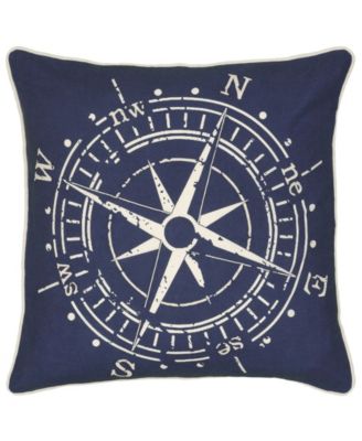 Декоративная подушка Rizzy Home Compass с наполнителем из полиэстера, 18