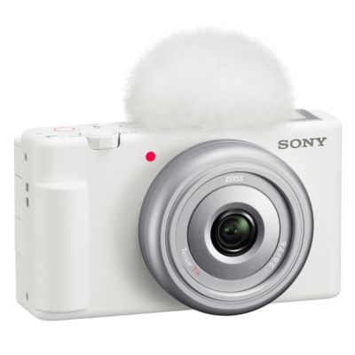 Видеорегистратор Sony ZV-1F белого цвета