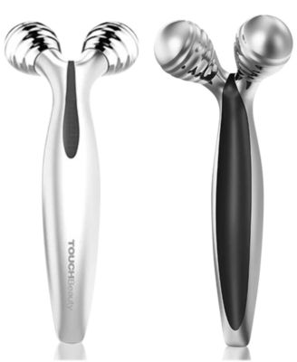 Устройство для микротокового массажа лица TOUCHBeauty Roller silver