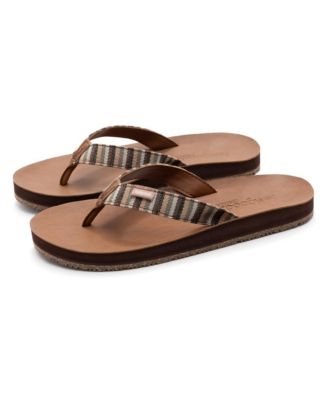 Женские босоножки-стринги Feelgoodz Zensole Slim Kinderz с плетеным ремешком из искусственной кожи, коричневые/бежевые