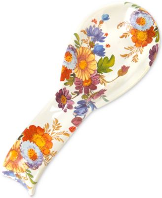 Подставка для ложки на рынке белых цветов Маккензи-Чайлдс