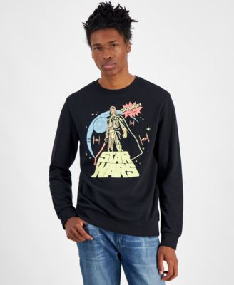 Гибридная мужская флисовая толстовка с принтом Дарта Вейдера из Звездных войн обычного покроя 9990₽