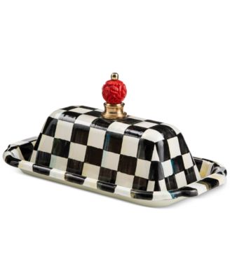 Изящная коробка для масла в клеточку от Маккензи-Чайлдс