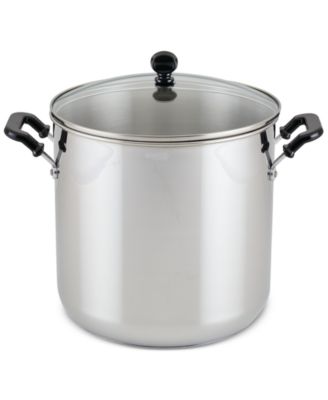 Кастрюля из нержавеющей стали серии Farberware Classic с крышкой, 11-литровая