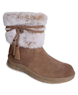 Женские сапоги до середины икры Everett с отделкой из искусственного меха Minnetonka 20090₽