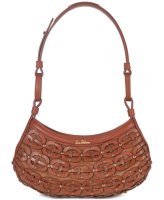 Маленькая кожаная сумка на цепочке Sam Edelman Bay Crescent из натуральной кожи через плечо 44790₽