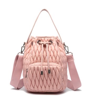 КАК В МЕЧТАХ, рябит плюшевая сумка-ведро через плечо