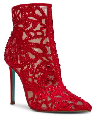 Женские пинетки Betsey Johnson со стразами на болтах 30990₽