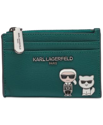 Кожаный бумажник-визитница Карла Лагерфельда в ПАРИЖЕ Karl Lagerfeld Paris 15490₽