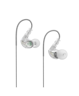 Спортивные наушники-вкладыши MEE audio M6 с проводом памяти белого цвета