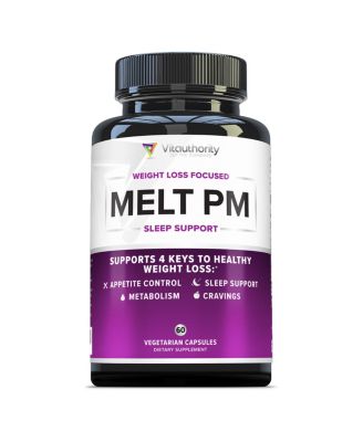 Vitauthority Melt PM для похудения, ориентированный на поддержку сна, , 60 карат