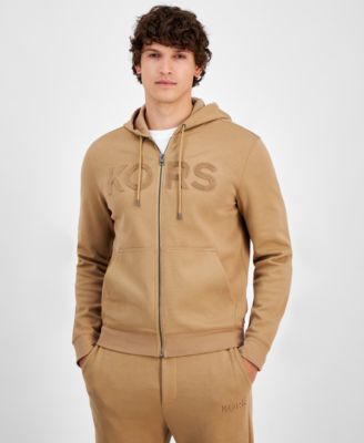 Мужская толстовка на молнии с текстурированным логотипом Michael Kors 25690₽