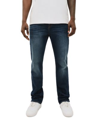 Мужские свободные прямые джинсы Ricky с потертостями True Religion 31890₽