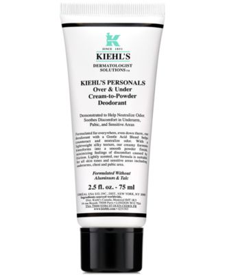 Дезодорант Kiehls Since 1851 Over - Under Кремово-порошковый, 2,5 унции.