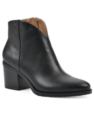 Женские ботильоны на блочном каблуке в западном стиле от White Mountain Womens 15390₽