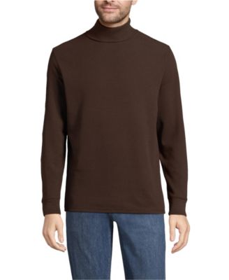 Мужская футболка Lands End с длинным рукавом и вафельным вырезом-черепахой 9990₽