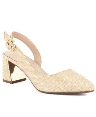 Женские туфли-лодочки Jones New York Candree с острым носком на блочном каблуке и ремешками на заднике