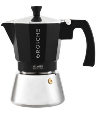 Индукционная плита GROSCHE Milano для приготовления эспрессо на 6 чашек Moka Pot