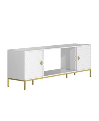 Boyel Living 1 Шт Подставка для телевизора из МДФ 70 дюймовые шкафы для хранения Современный развлекательный центр