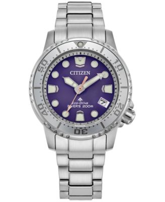 Женские часы Citizen Promaster Sea Dive 4 с серебристым браслетом из нержавеющей стали, 36,5 мм