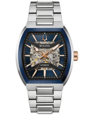 Мужские часы-браслет Bulova Maquina Sport с автоматическим управлением из нержавеющей стали, 40 мм