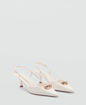 Женские туфли на высоком каблуке с металлическими деталями MANGO Mango 15590₽