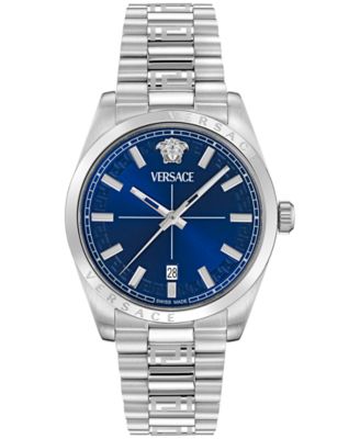 Мужские швейцарские часы Versace Millenyium с браслетом из нержавеющей стали 40 мм