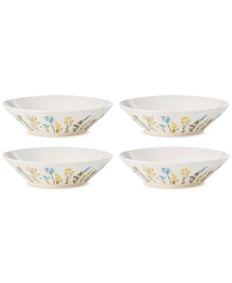Миски для ужина Lenox Wildflowers, набор из 4-х тарелок