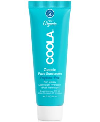 Классический солнцезащитный лосьон для лица COOLA SPF 50, 0,85 унции.