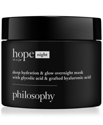 ночная маска для глубокого увлажнения и сияния philosophy Hope в баночке, 2 унции, без цвета