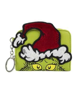 Женский кошелек с 3D-изображением Гринча Grinch застегивается на молнию