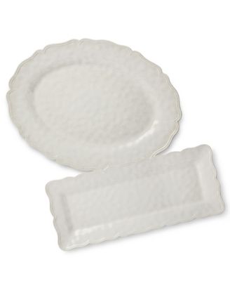 Сертифицированные международные меламиновые тарелки Isabella Crackle, набор из 2-х