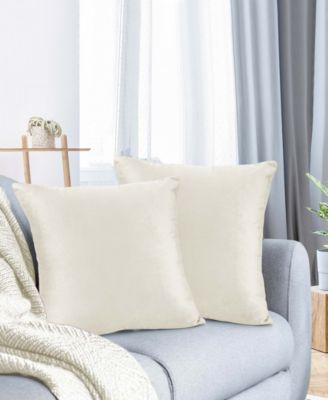 Декоративные подушки Nestl Elegant с бархатным съемным чехлом, 2 упаковки, 16