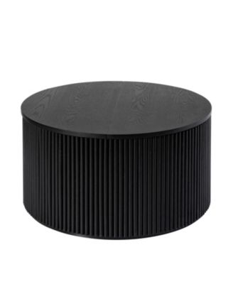 Круглый журнальный столик Hulala Home wood Hilario