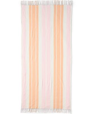 Пляжное полотенце из турецкого хлопка Lands'End Coast, устойчивое к чистому песку