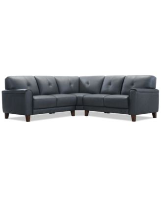 РАСПРОДАЖА! Комплект из 3 предметов кожи Ashlinn в разрезе L, эксклюзивно в Macy's Grey