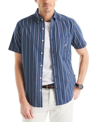 Мужская оксфордская рубашка в полоску Nautica