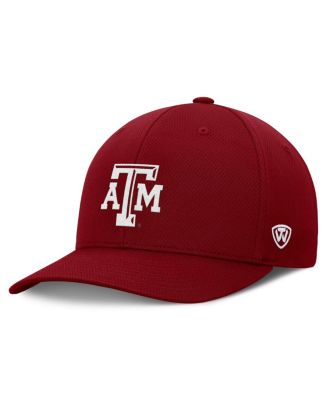 Мужская темно-бордовая шапка Texas A&M Aggies Reflex 2.0 Flex Fit от Top of the World, красная