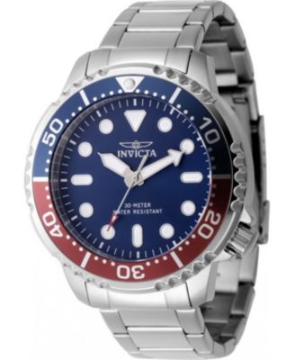 Мужские часы Invicta 47219 Pro Diver с кварцевым хронографом и синим циферблатом синие