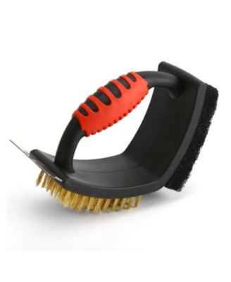 Бесшовная щетка для чистки гриля на открытом воздухе 3 в 1