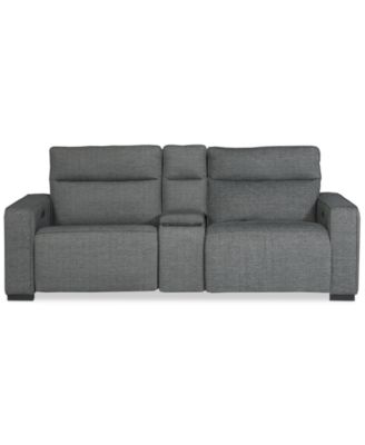 Тканевая секция Miren из 3 предметов с 2 глубокими подголовниками с электроприводом и консолью, эксклюзивно в Macy's