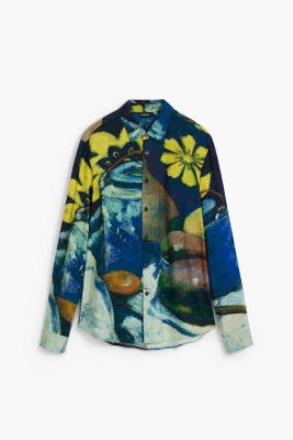 Мужская рубашка Desigual с длинным рукавом bodegon blue