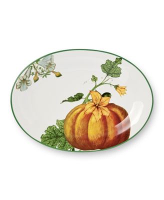 Овальное блюдо с сертифицированными международными полями сбора урожая