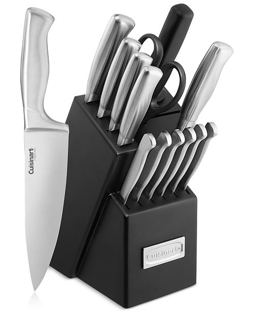 Cuisinart Classic Stainless Steel 15 Pc Cutlery Set Reviews Cutlery Knives Kitchen Macy S Cuisinart knives are really popular and good. macy s