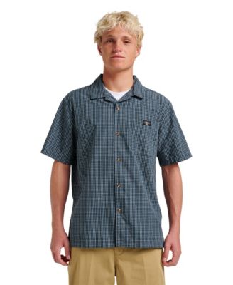Мужская рубашка с коротким рукавом из жидкого металла Quiksilver