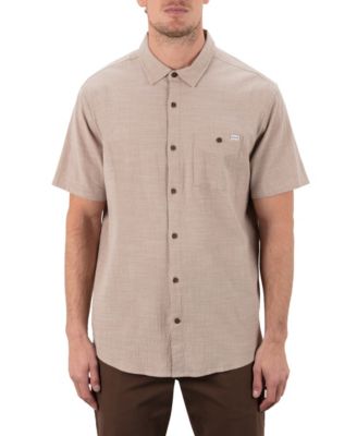 Мужская облегающая рубашка с коротким рукавом Hurley