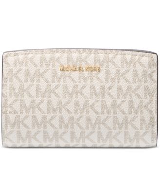 Бумажник Michael Kors Bryant на средней молнии белого цвета