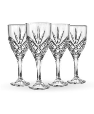 Платиновые бокалы Godinger Dublin, набор из 4 бокалов