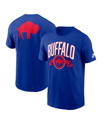 Мужская футболка Nike Royal Buffalo Bills с перемоткой спереди и сзади Hit Essential